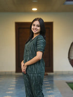 NB Striped Teal Green Cotton Co-ord